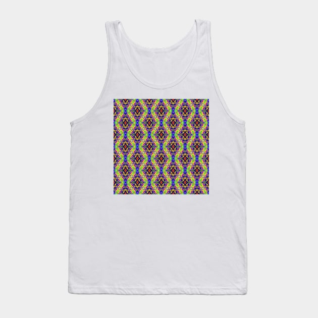 Moroccan arabic oriental tile pattern Tank Top by redwitchart